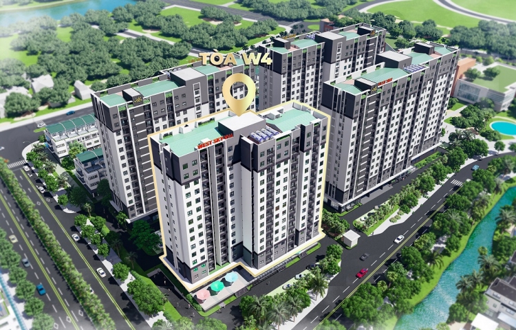 Mở bán tòa W4 khu nhà ở xã hội West Sky thuộc Dự án Khu phức hợp Thủy Vân giai đoạn 2